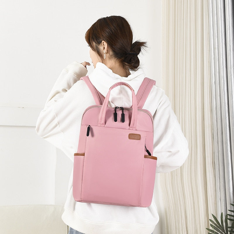 Durable anti-theft travel backpack. Water-resistant Oxford fabric, lightweight & secure for daily use.