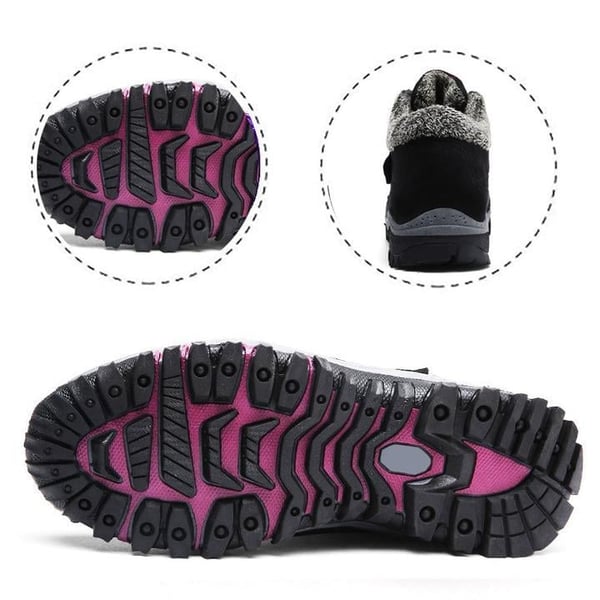 Get ready for snow with Aspen winter boots: unisex, waterproof, warm, and non-slip on icy terrain.