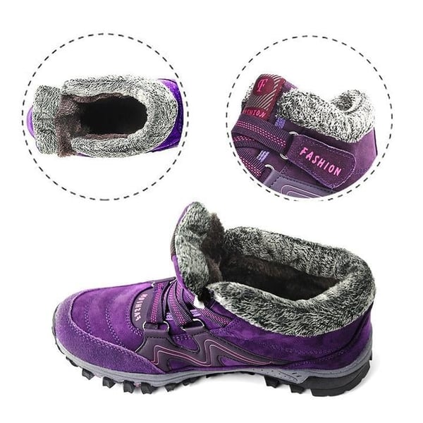 High-performance Aspen winter boots, waterproof, warm, non-slip grip for all snow conditions.