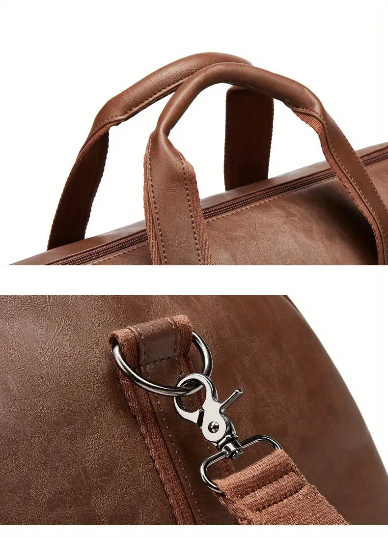 Unisex compact travel wardrobe suitcase, stylish & functional for all discerning travelers.