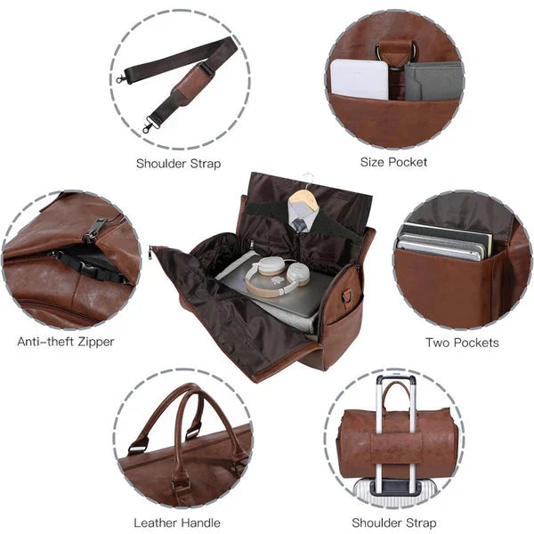 Efficient compact travel wardrobe luggage, a lightweight organizer for short or long trips.