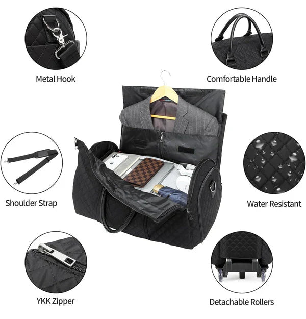 Durable & compact travel wardrobe luggage, perfect for an organized vacation or business trip.