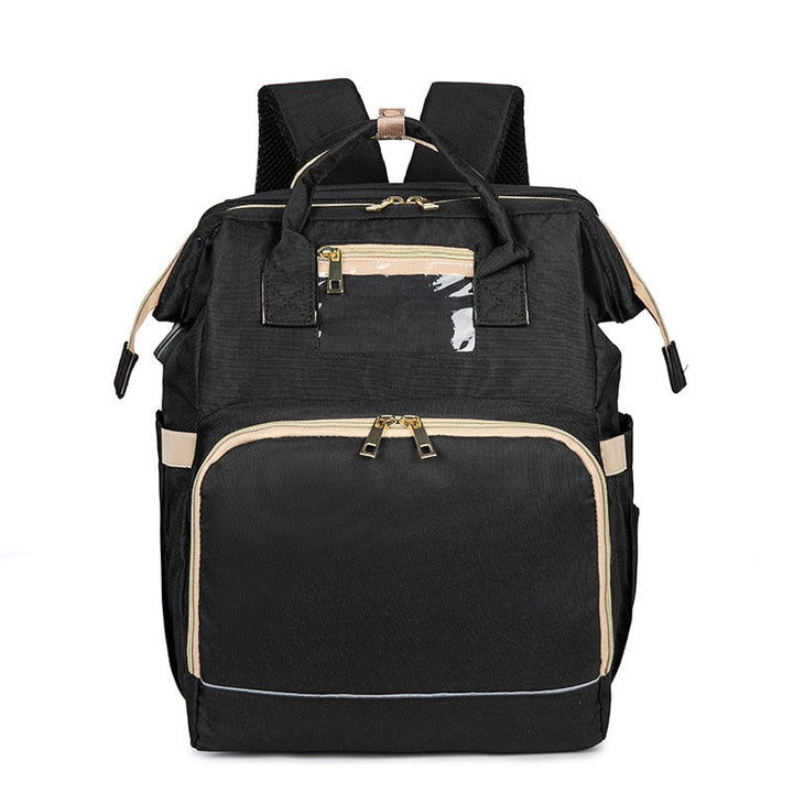 Modern unisex baby backpack with bassinet, ideal as a parent bag for daily outings and extended trips.