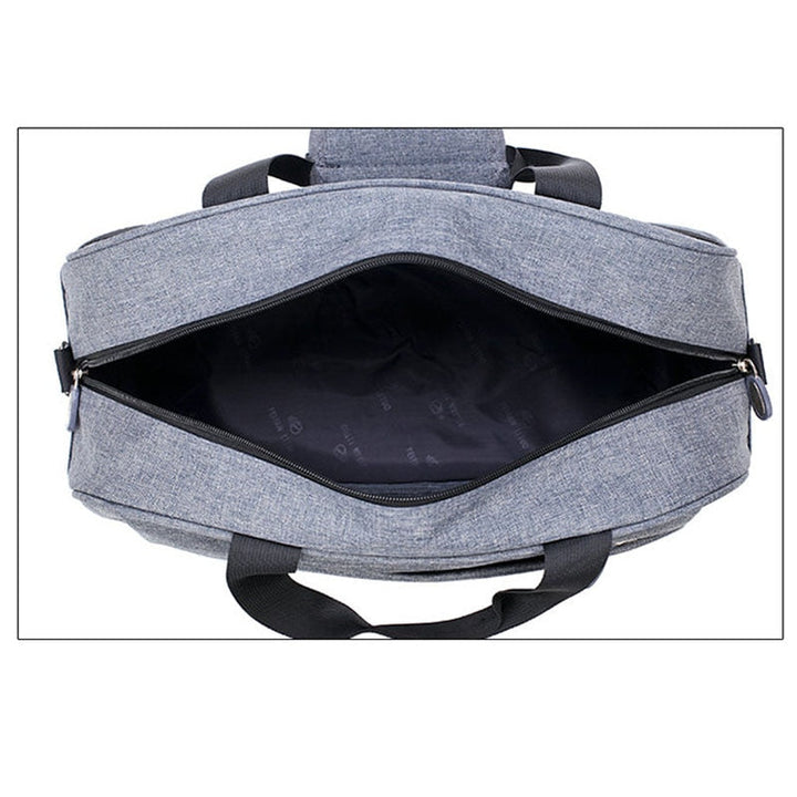 Stylish water-resistant unisex travel bag. Convertible carry-on duffel for airport & weekend adventures.