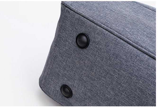 Ergonomic unisex carry-on bag in backpack mode. Comfortable, water-resistant, perfect for airport travel.
