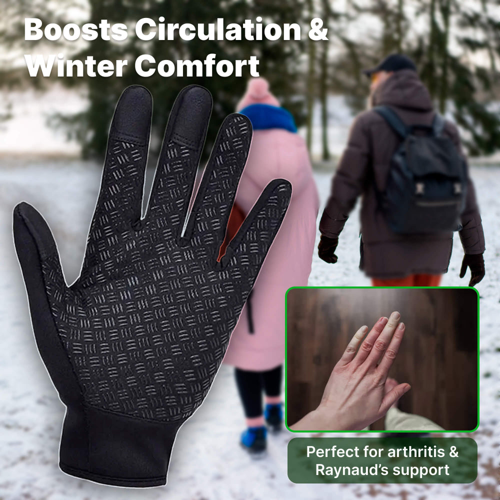 Thermal electric heated gloves for extreme cold, with a durable design and responsive touchscreen function.