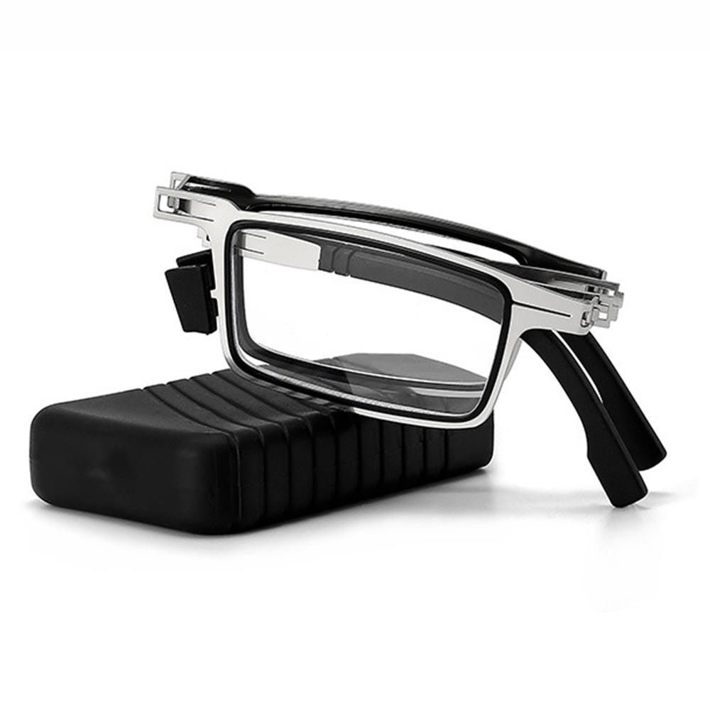 Lightweight unisex foldable reading glasses, a portable vision solution for daily use and convenience.