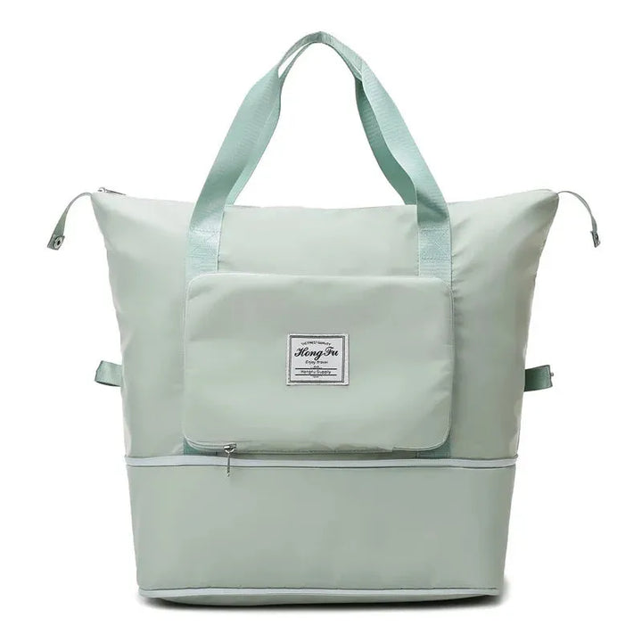 Ultra-compact FlexCarry folding carry-on luggage, a versatile travel bag perfect for short trips & flights.