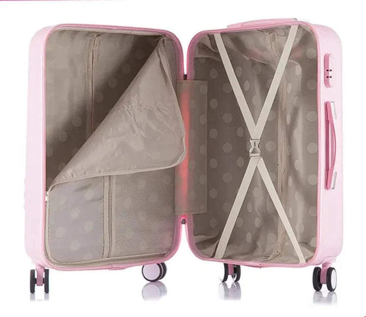 Unisex carry-on & checked hard shell suitcases, playful cat design. Lightweight, durable spinner luggage set.