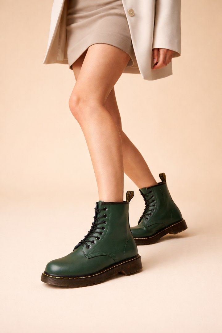 Stylish unisex insulated lace-up ankle boots for outdoor winter adventures. Slip-resistant & comfortable cold weather shoes.