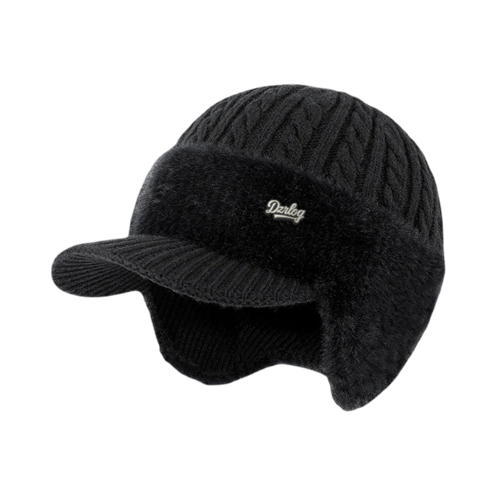 Essential unisex cold weather hat, trapper style with warm knit & protective ear flaps.