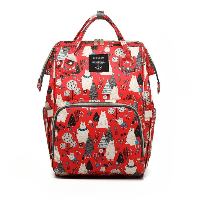 Versatile multi-pocket waterproof travel bag & unisex diaper backpack, great for keeping baby essentials organized.
