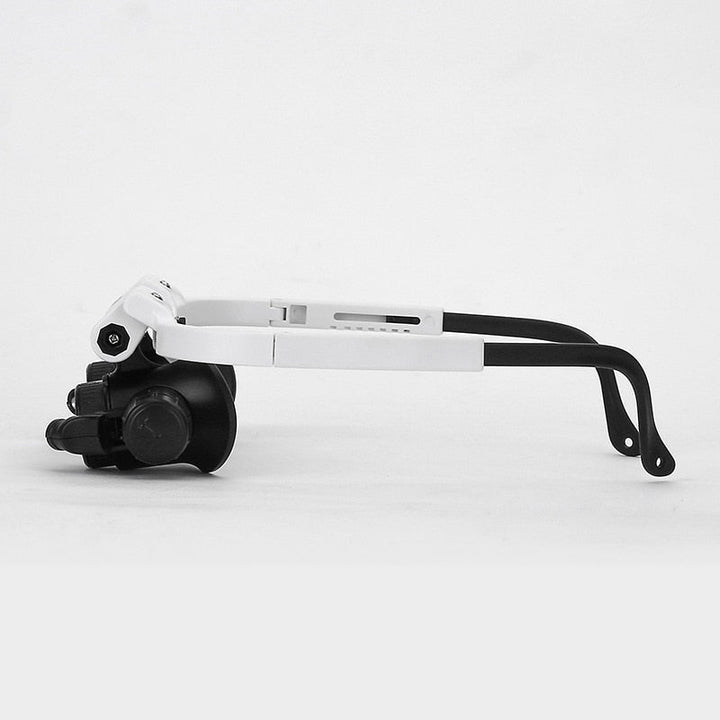 Hands-free LED magnifying glasses for crafts, watch repair & detailed hobbies. Comfortable optical aid for precision.