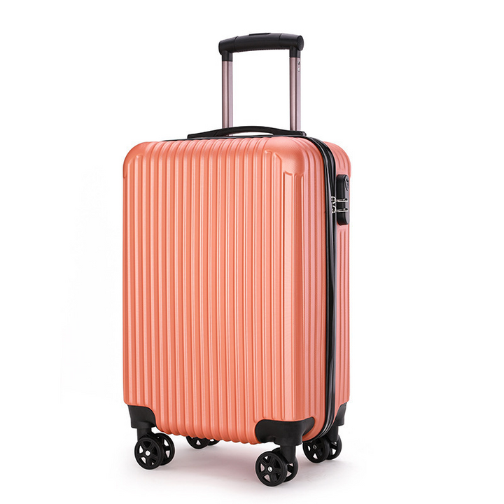 Durable hardshell carry-on luggage with smooth 360° spinner wheels & integrated TSA lock for secure unisex travel.