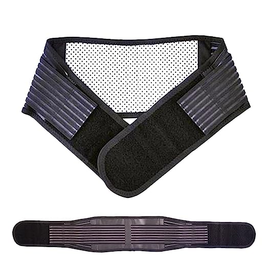 Unisex lightweight lower back support belt for pain relief, sleek design, breathable material, ergonomic fit, health wellness