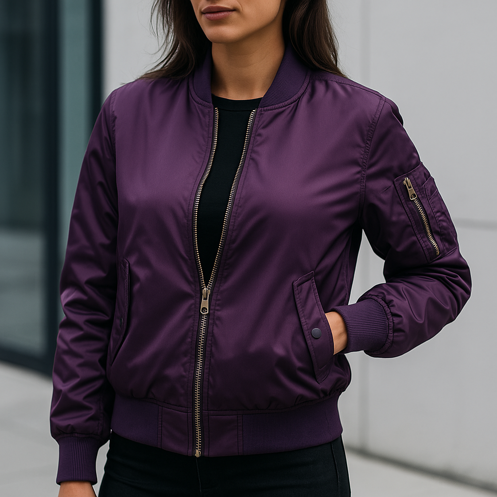 Classic MA-1 bomber jacket, a sleek and durable unisex design for streetwear fashion and everyday comfort.