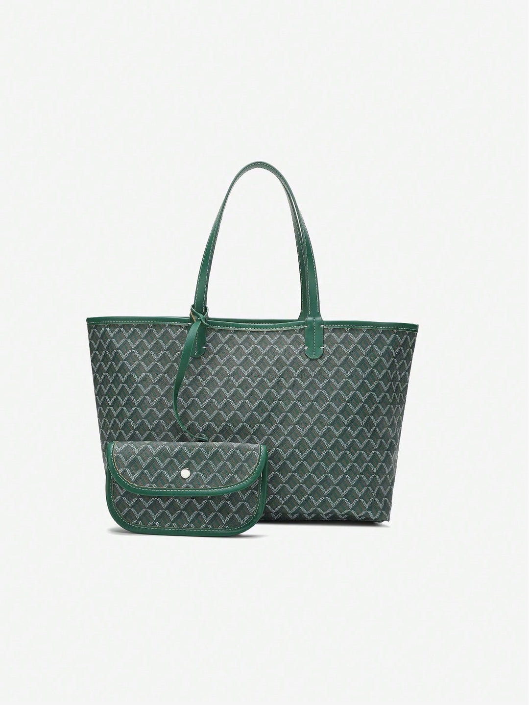 Spacious unisex tote bag, packed with daily essentials, ready for school, work or errands.