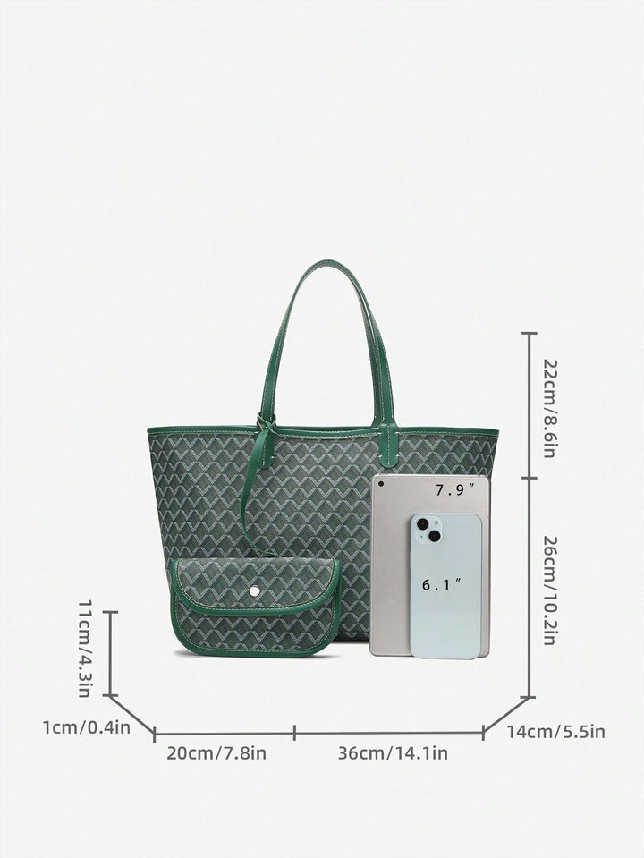 Practical lightweight shoulder tote, a versatile daily essential for any unisex user.