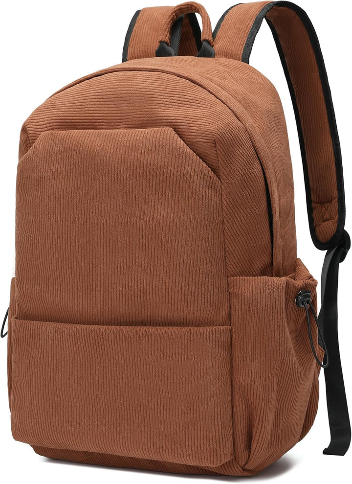 Commuter-friendly water-resistant backpack for laptops, lightweight & highly organized.