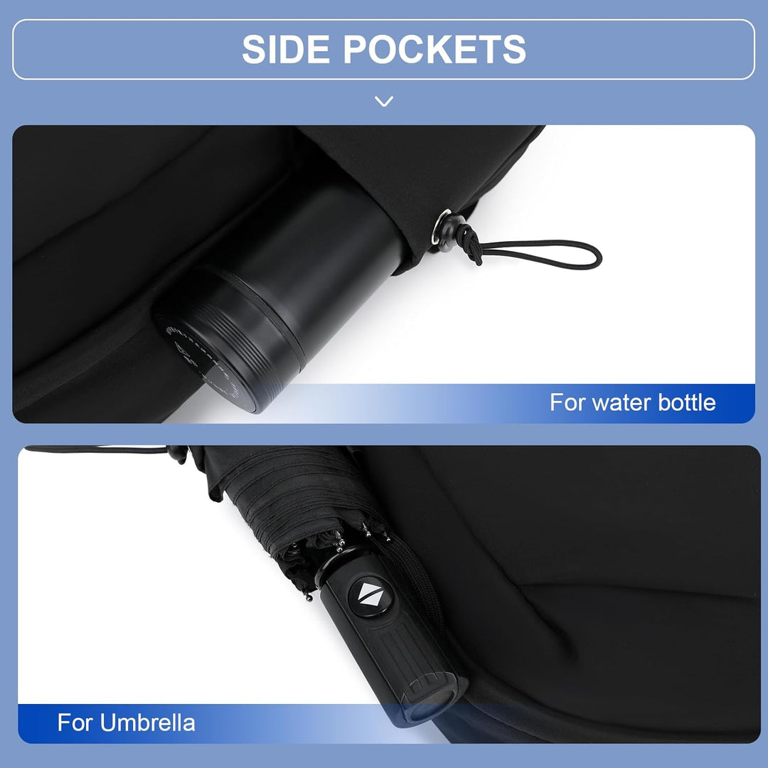 Unisex travel backpack, water-resistant, organized for laptops, ideal for short getaways.