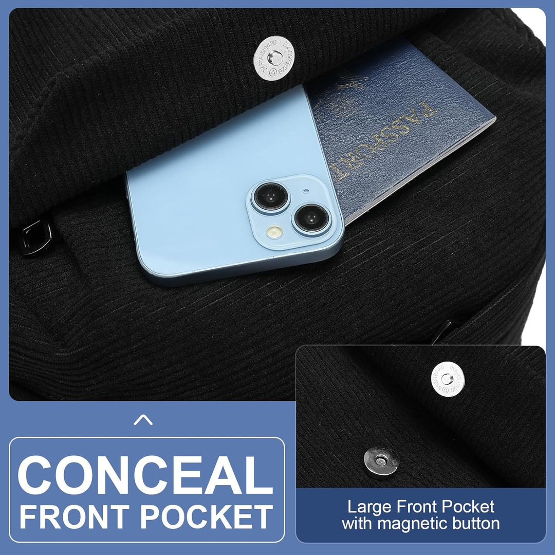 Unisex water-resistant daily carry backpack, perfect for laptops, durable & organized.
