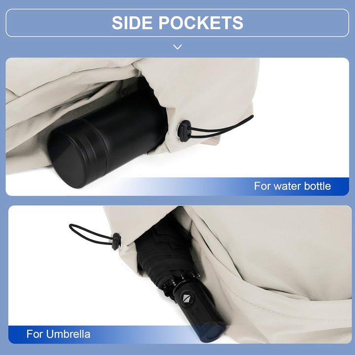 Unisex water-resistant laptop backpack, great for school, university, and daily essentials.