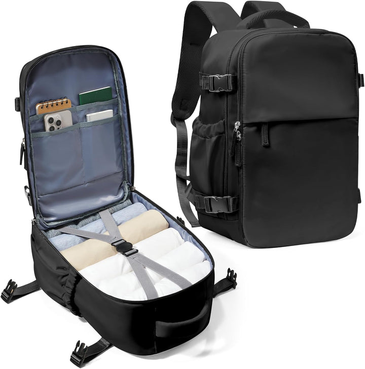 Unisex multi-compartment 14-inch laptop carry bag with adjustable shoulder strap.