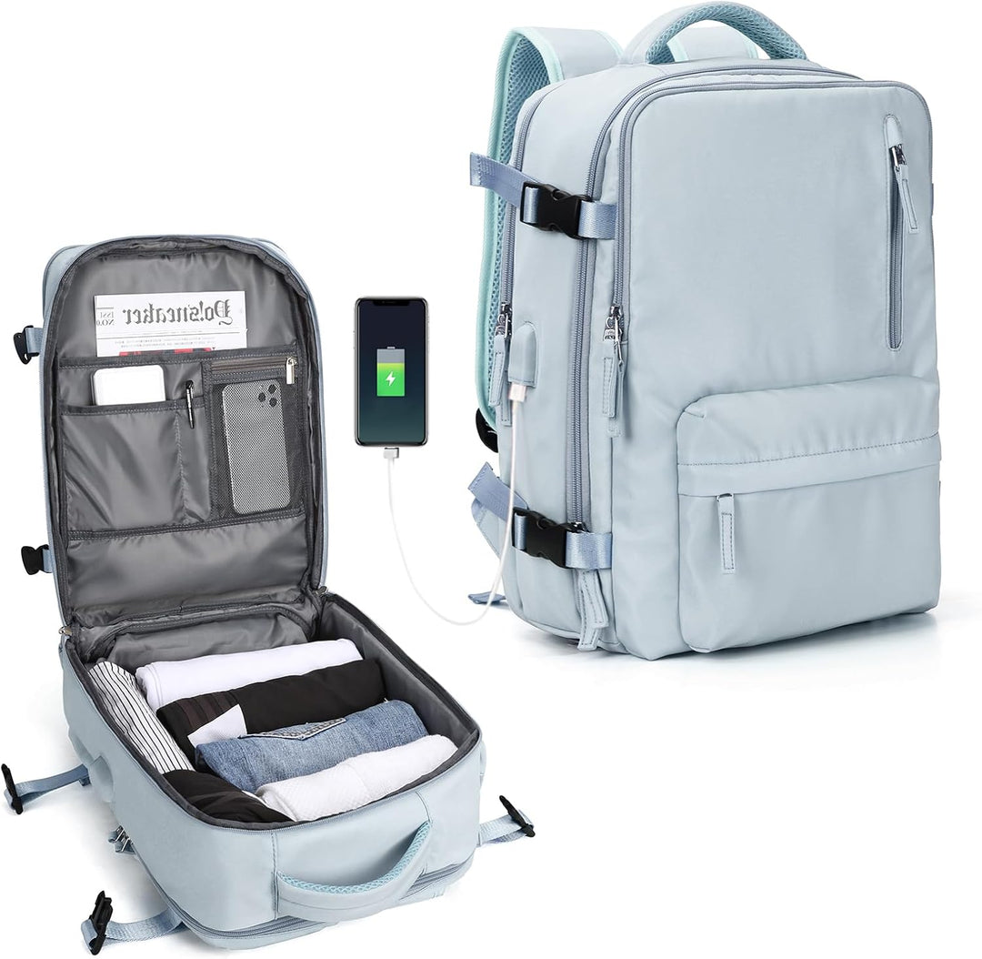 Compact unisex 14-inch laptop work bag, multi-compartment for accessories.