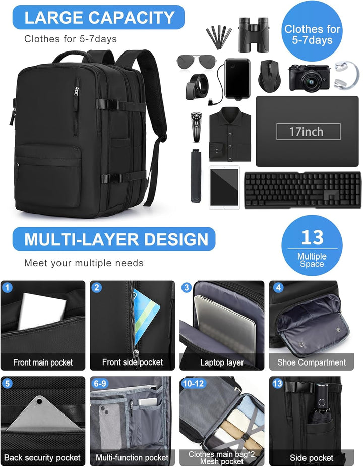 Stylish 14-inch laptop shoulder bag, multi-compartment design ensures tech organization.