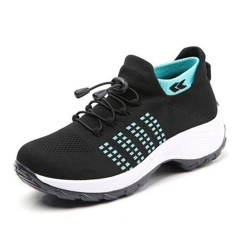 Comfortable unisex cushion shoes with stretch fabric, orthopedic arch support for walking & daily wear.
