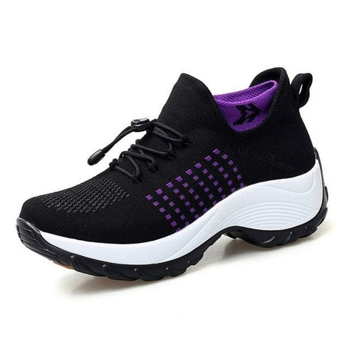 Orthopedic unisex walking shoes featuring arch support, cushioning & stretch material for active lifestyles.