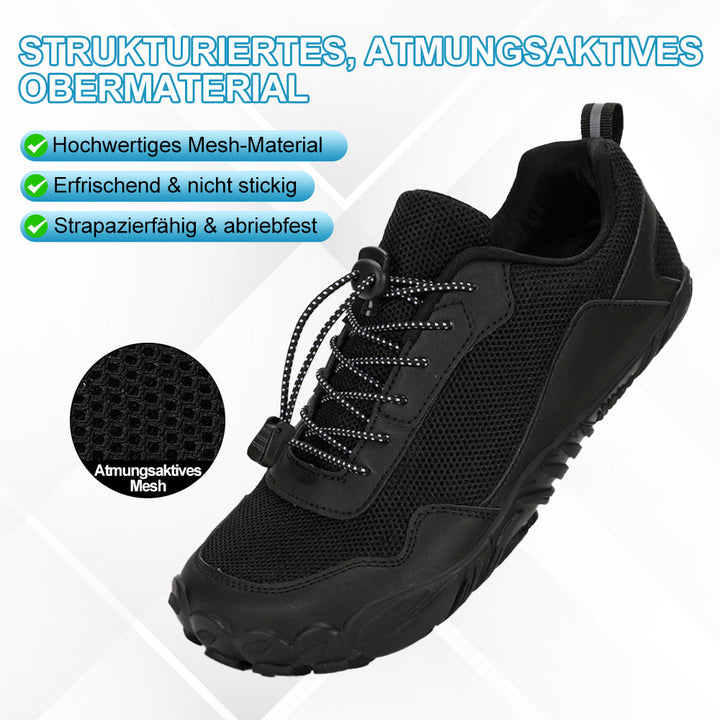 Pain relief barefoot shoes for men & women. Waterproof, flexible, supportive for natural walking.