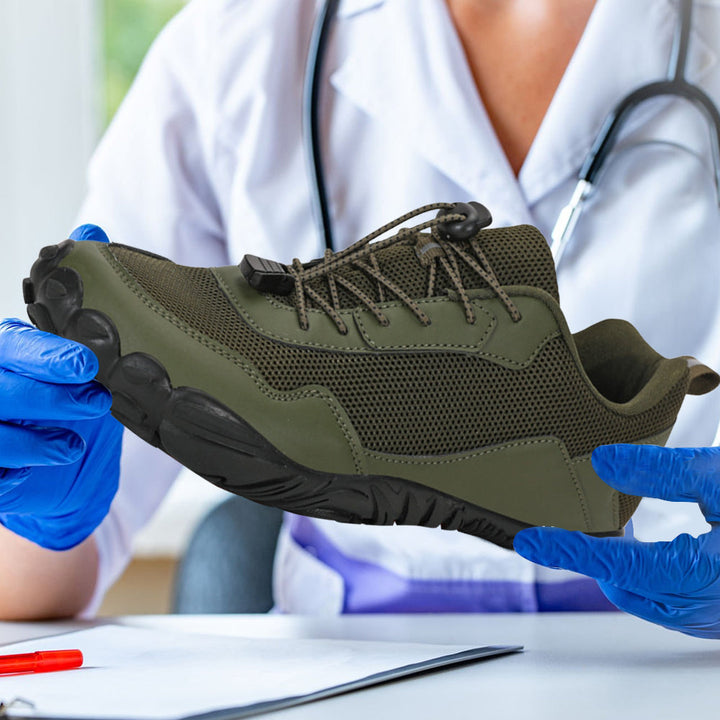 Non-slip outdoor barefoot shoes, waterproof & flexible. Perfect for active, pain-free walking.