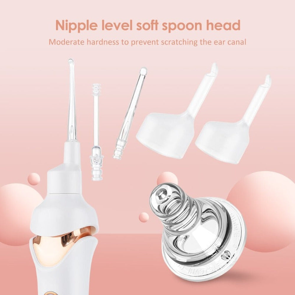 Gentle earwax removal with an LED ear cleaner vacuum. Painless personal care for superior ear hygiene.