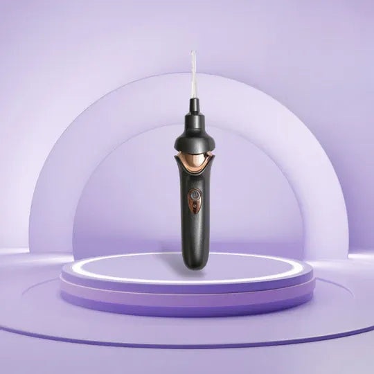 Gentle earwax removal tool: a rechargeable, LED-lit vacuum for hygienic and painless ear care.