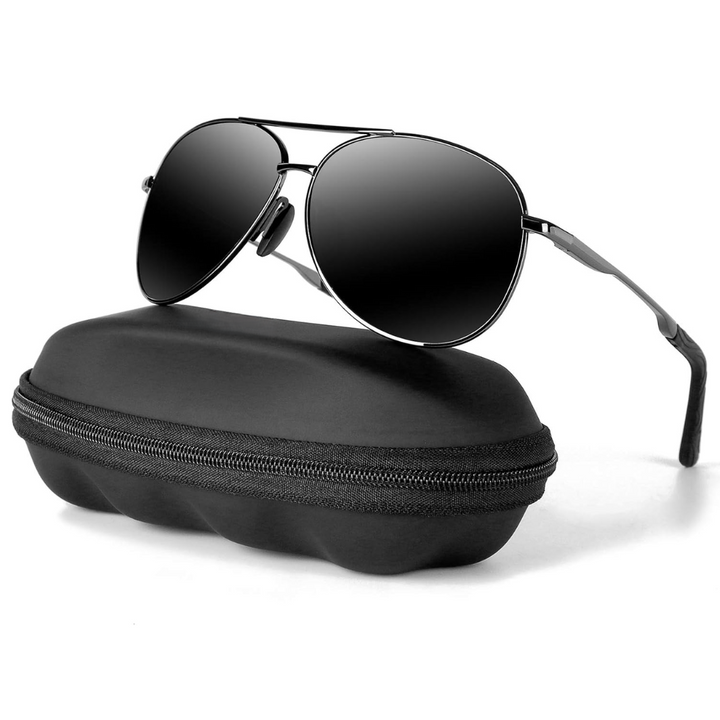 Joey aviator polarized sunglasses, a unisex choice for stylish UV and glare protection.