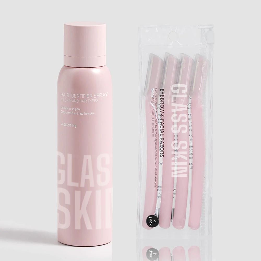 Precision shave spray for all genders. Identifies fine facial hair, ensuring a close, irritation-free shave & smooth finish.
