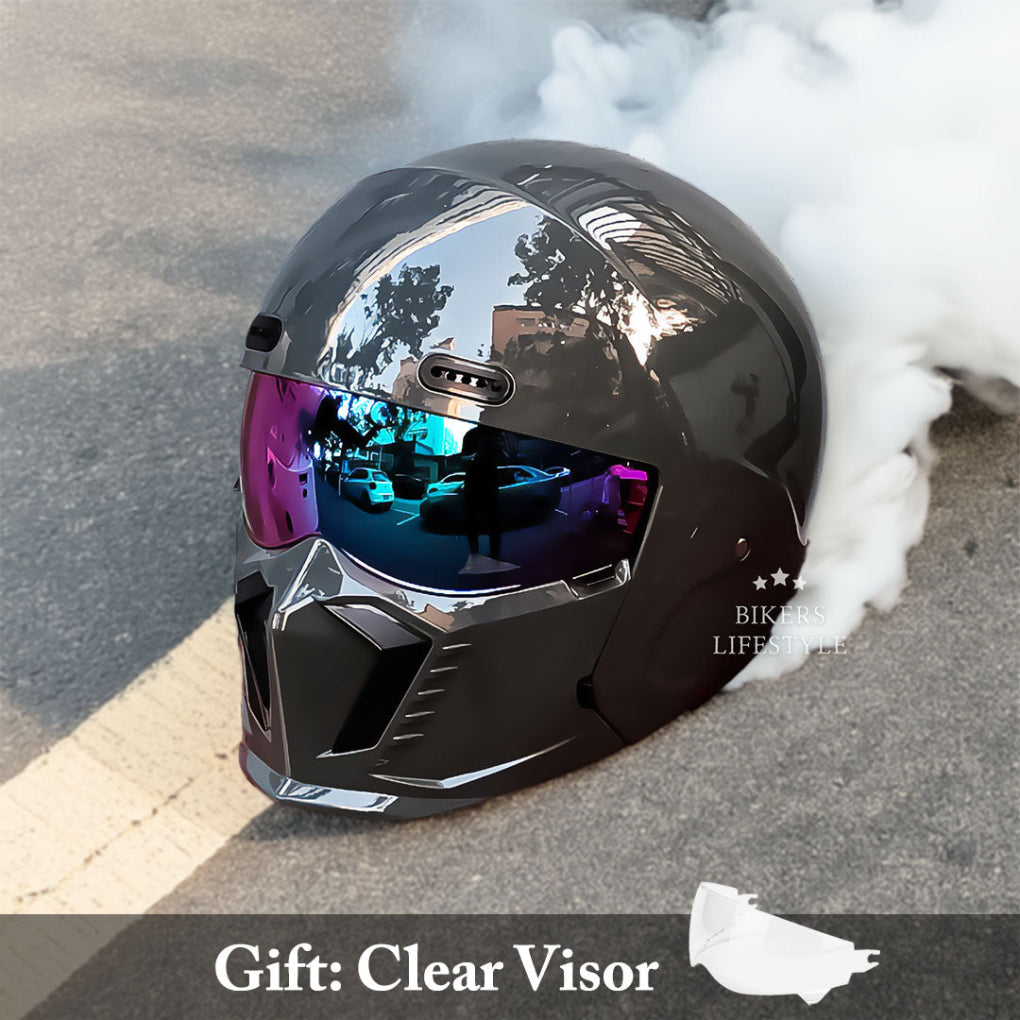 Unisex vintage motorcycle helmet, open face, DOT & ECE certified for ultimate rider protection.