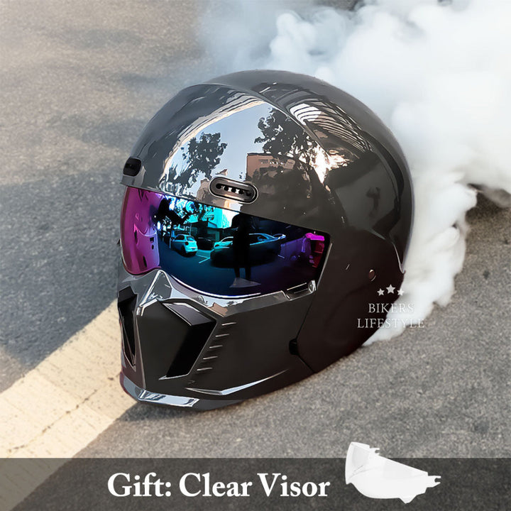Unisex vintage motorcycle helmet, open face, DOT & ECE certified for ultimate rider protection.