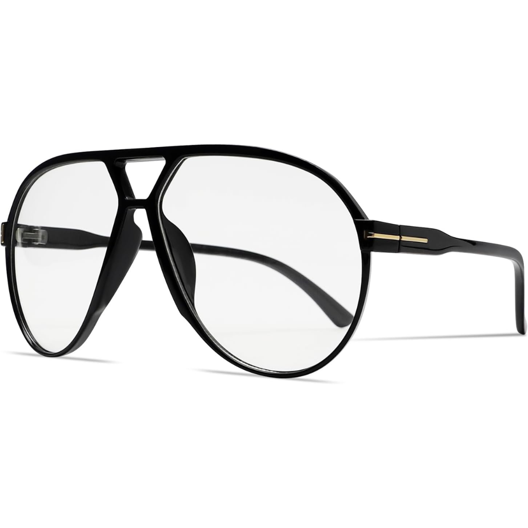 Versatile unisex retro oversized aviator sunglasses, great for any retro outfit.