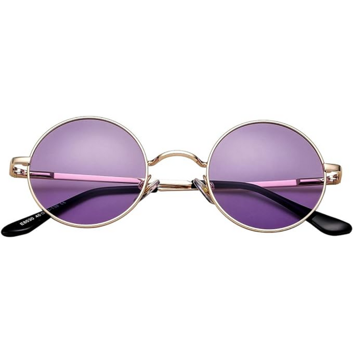 Classic polarized round sunglasses for men & women, enhancing vision with glare reduction.