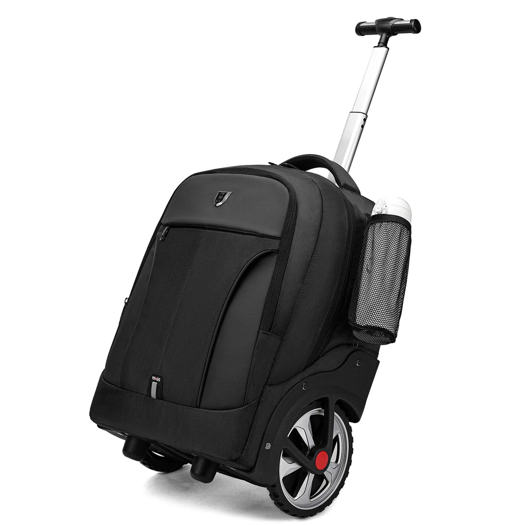 Durable wheeled school backpack & laptop bag for students. Organized interior, easy to roll across campus.