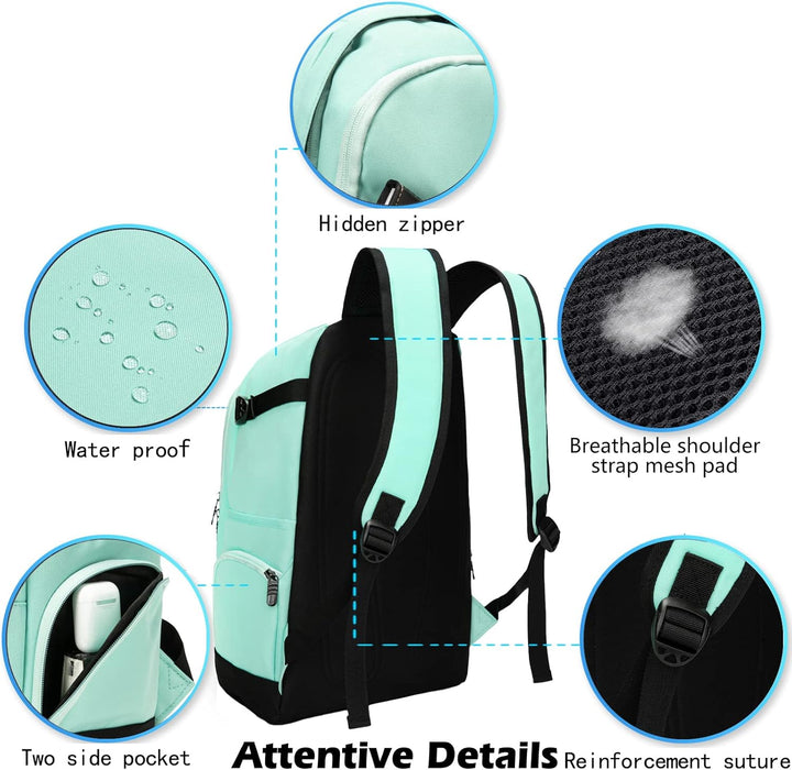 Lightweight, slim 15.6" laptop backpack for comfortable daily travel, work & student use.