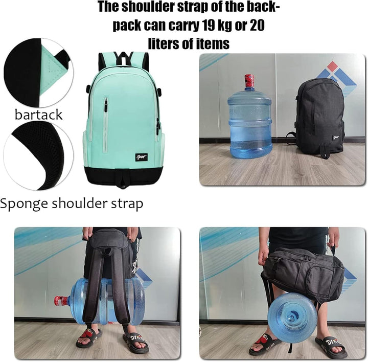 Professional & sleek unisex 15.6" laptop backpack with smart organizer pockets for business travel.