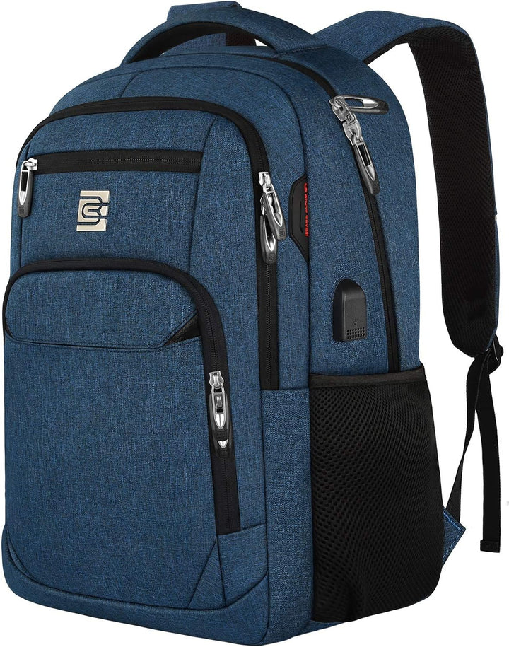 Practical anti-theft school bag with USB charging port for students carrying laptops.
