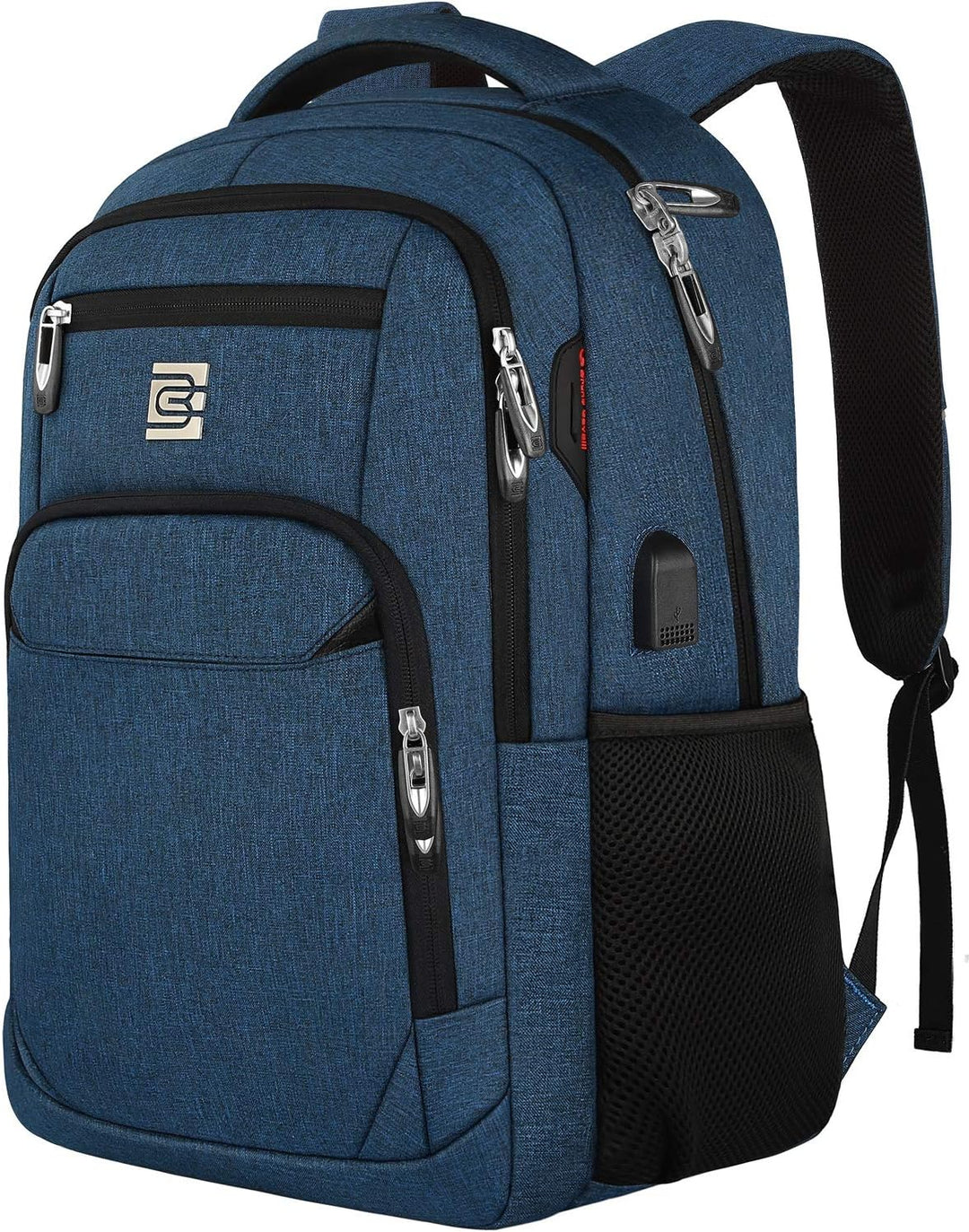 Optimized anti-theft backpack for laptops and tablets, includes a handy USB port.