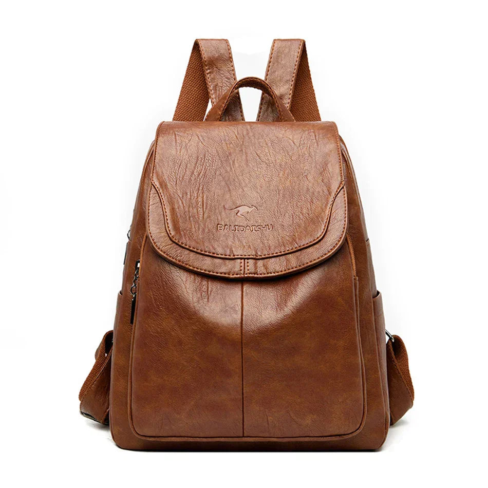 Spacious minimalist backpack, ideal for school, work, or versatile travel.