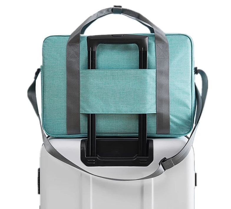 Unisex travel carry-on suitcase bag, offering hands-free convenience for any journey.