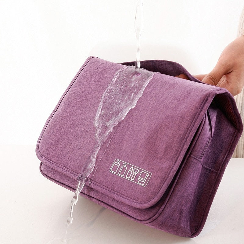 Bathroom caddy hanging organizer, keeps shower essentials tidy & within reach at home or while traveling.