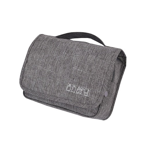 Versatile unisex toiletry bag, waterproof, ideal for travel, gym, or bathroom organization.
